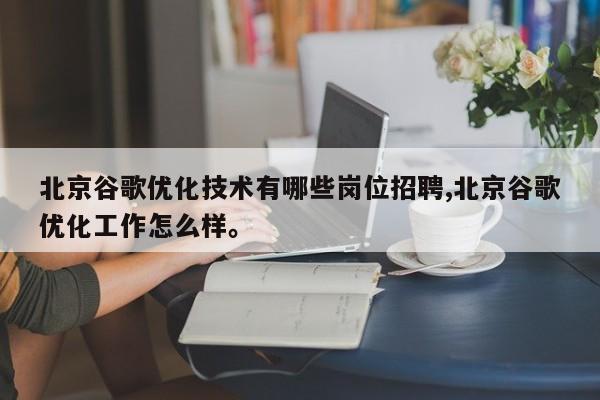 北京谷歌优化技术有哪些岗位招聘,北京谷歌优化工作怎么样。
