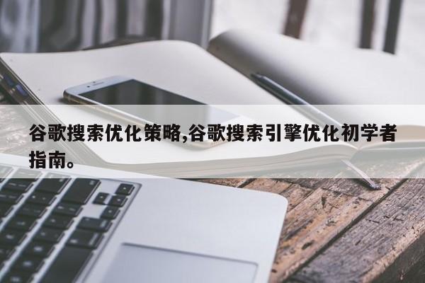 谷歌搜索优化策略,谷歌搜索引擎优化初学者指南。