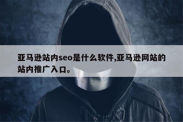 亚马逊站内seo是什么软件,亚马逊网站的站内推广入口	。