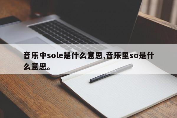 音乐中sole是什么意思,音乐里so是什么意思。