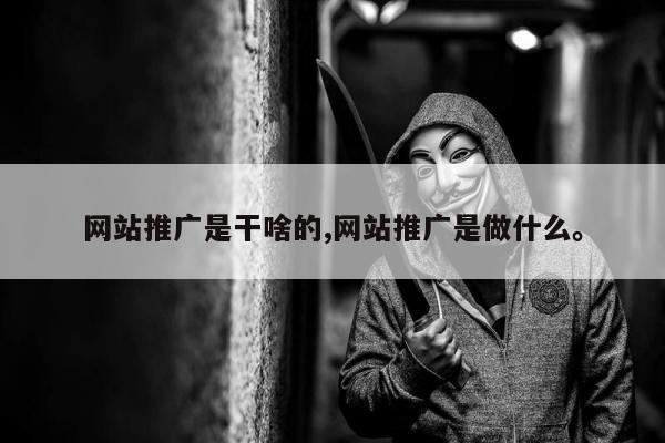 网站推广是干啥的,网站推广是做什么	。