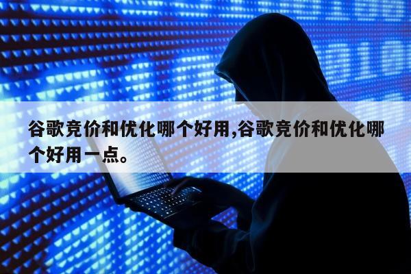 谷歌竞价和优化哪个好用,谷歌竞价和优化哪个好用一点。