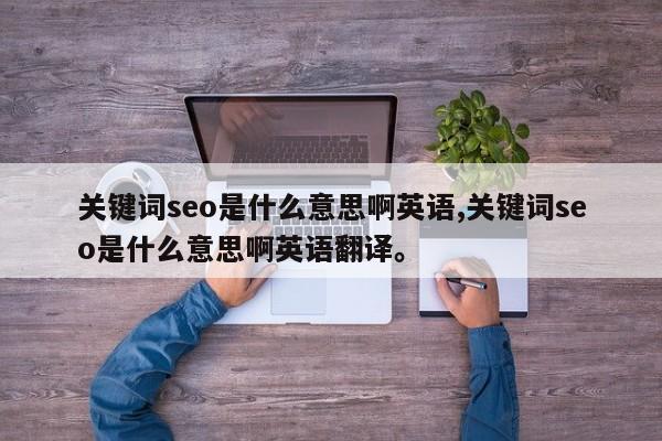 关键词seo是什么意思啊英语,关键词seo是什么意思啊英语翻译。