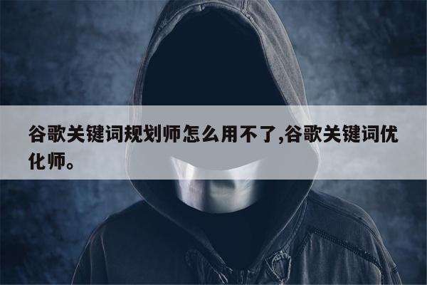 谷歌关键词规划师怎么用不了,谷歌关键词优化师。