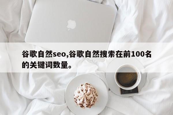 谷歌自然seo,谷歌自然搜索在前100名的关键词数量	。