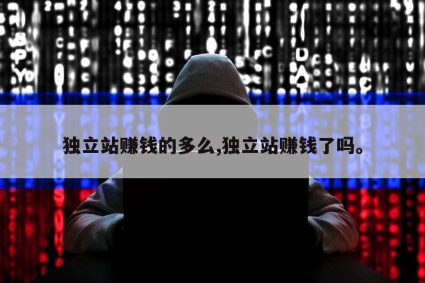 独立站赚钱的多么,独立站赚钱了吗	。
