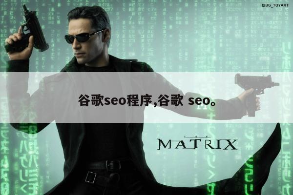谷歌seo程序,谷歌 seo。