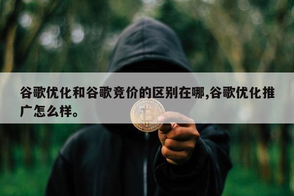 谷歌优化和谷歌竞价的区别在哪,谷歌优化推广怎么样	。