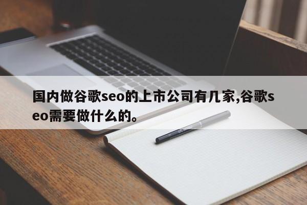 国内做谷歌seo的上市公司有几家,谷歌seo需要做什么的	。