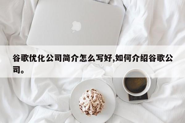 谷歌优化公司简介怎么写好,如何介绍谷歌公司。