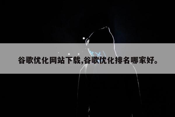 谷歌优化网站下载,谷歌优化排名哪家好。