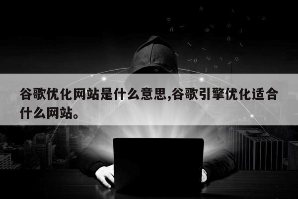 谷歌优化网站是什么意思,谷歌引擎优化适合什么网站。