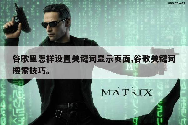 谷歌里怎样设置关键词显示页面,谷歌关键词搜索技巧。