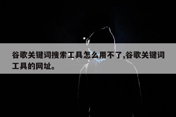 谷歌关键词搜索工具怎么用不了,谷歌关键词工具的网址	。
