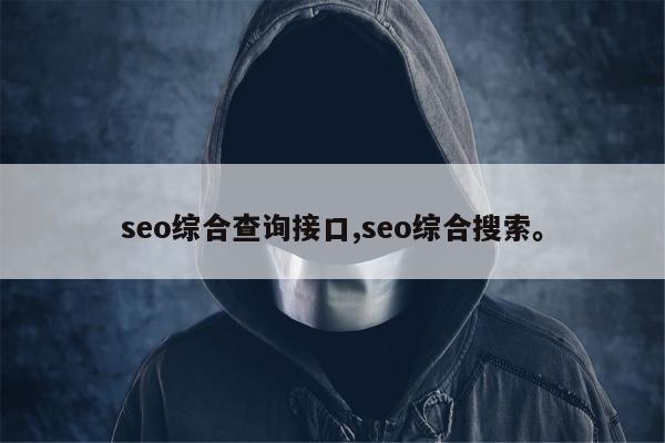 seo综合查询接口,seo综合搜索	。