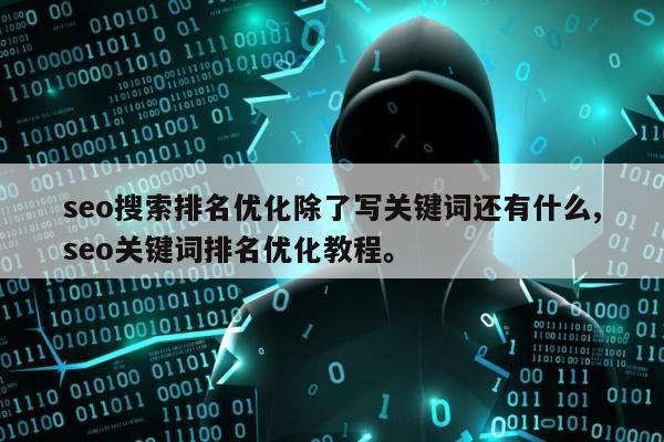 seo搜索排名优化除了写关键词还有什么,seo关键词排名优化教程。