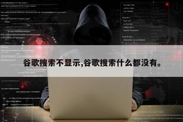 谷歌搜索不显示,谷歌搜索什么都没有。