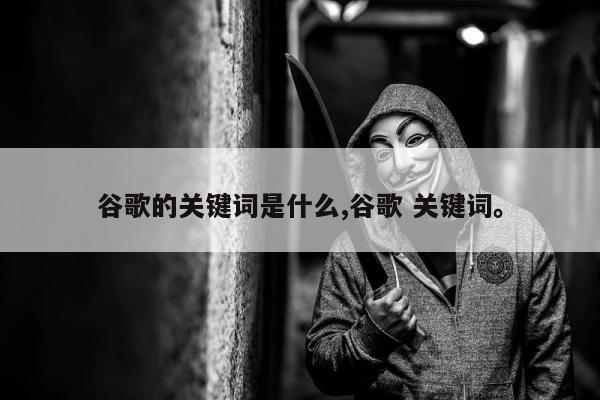谷歌的关键词是什么,谷歌 关键词。