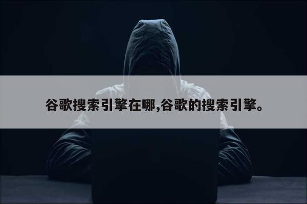 谷歌搜索引擎在哪,谷歌的搜索引擎。